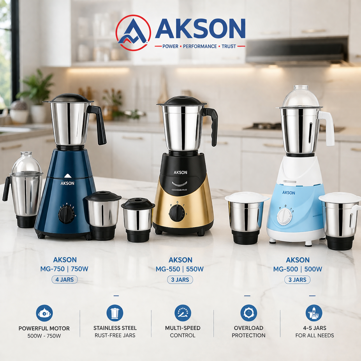 Mixer Grinder 3 Jar